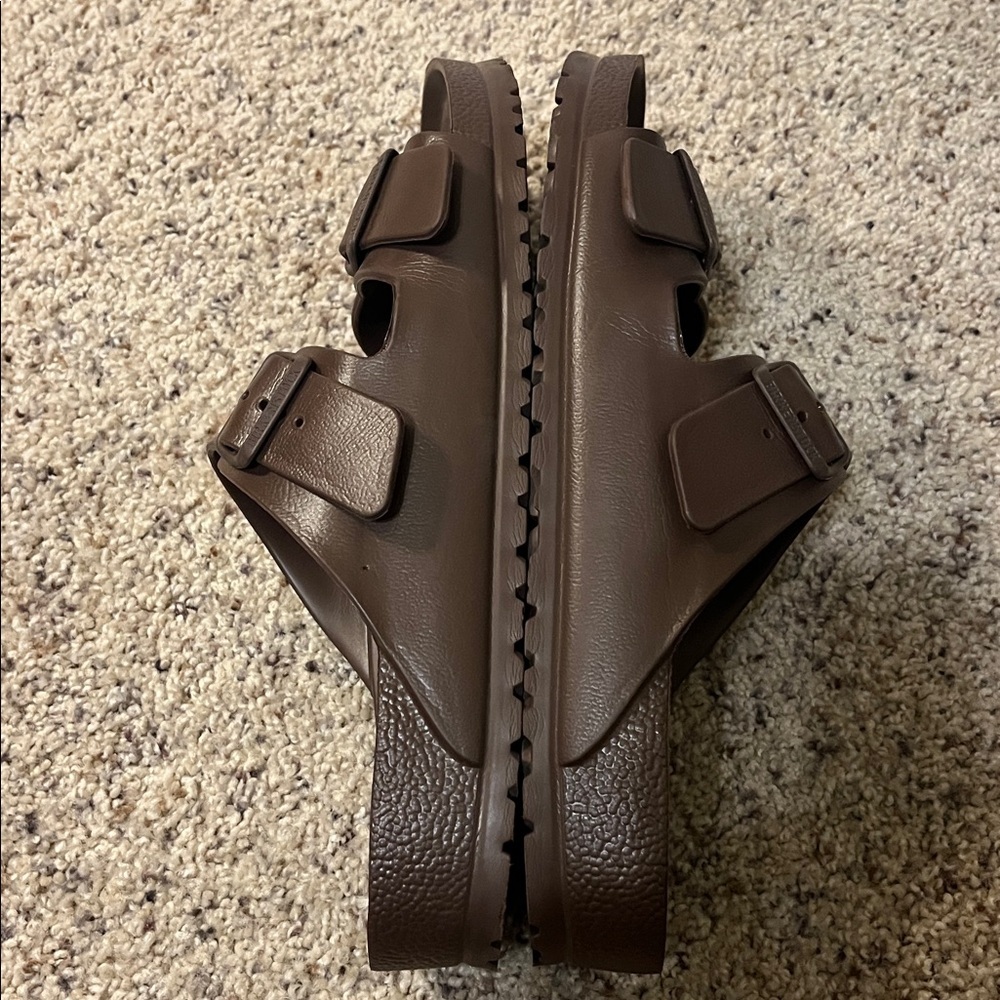 Birckenstock Men’s Brown Sandals 44 - Picture 4 of 7